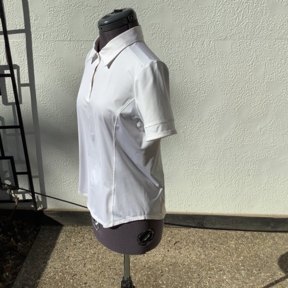 White LOLE size medium golf shirt - Picture 2 of 7